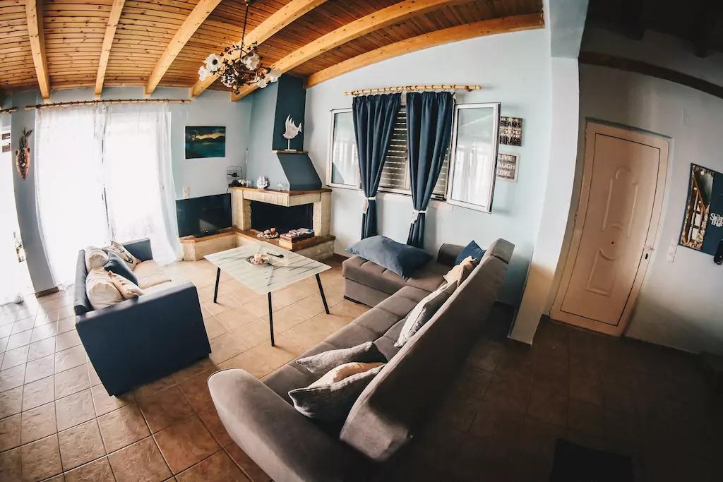 Villa Galanis By The Sea Нифорейка Экстерьер фото